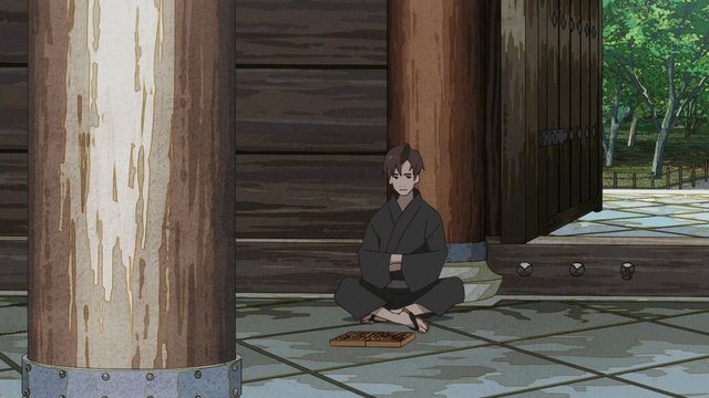 Under the ancient gate